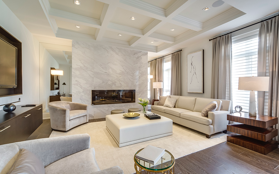 Interior design ideas for a luxurious living room 